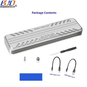 All'ingrosso della fabbrica 10Gbps USB <span class=keywords><strong>3.2</strong></span> connettore TYPE-C NGFF M.<span class=keywords><strong>2</strong></span> M-chiave 2280 M2 NVME SSD custodia JMS583 - Product Image 6