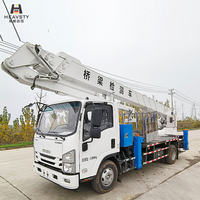 Camion d'inspection de ponts diesel HEAVSTY neuf, empattement 3815 mm, plateforme télescopique de maintenance de ponts de 16 m, véhicule CLD5080JQJ6QL