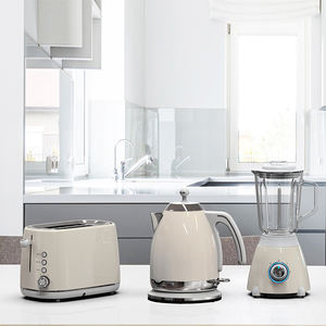 Ensemble Électroménager Rétro avec <span class=keywords><strong>Bouilloire</strong></span> Électrique, <span class=keywords><strong>Grille</strong></span>-<span class=keywords><strong>pain</strong></span> en Acier Inoxydable <span class=keywords><strong>et</strong></span> Blender - Product Image 4