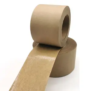 Wet water kraft paper tape biodegradable adhesive tape