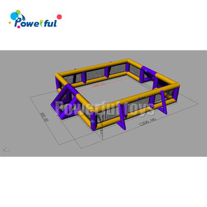 Portátil 12x8m PVC impermeable <span class=keywords><strong>inflable</strong></span> campo de fútbol <span class=keywords><strong>Mini</strong></span> cancha de fútbol objetivos para niños interior entrenamiento deportivo al aire libre - Product Image 2