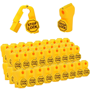 ตัวล็อกแบบตะขอเกี่ยว6มม. ตัวล็อกกันขโมยสีแดง - Product Image 1