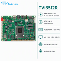 Techvision 3512R 3.5 pouces SBC RK3576 Octa Core 6TOPS NPU Android 14 Linux 4GB LPDDR4x 16GB EMMC Gigabit Ethernet WiFi6 Vente au détail