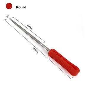 Grande <span class=keywords><strong>lime</strong></span> <span class=keywords><strong>ronde</strong></span> en acier allié émeri et diamant de qualité industrielle pour le meulage de la pierre de jade et du métal. - Product Image 1