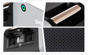 เครื่องกำเนิดแบตเตอรี่ภายนอกแบบพกพา2048Wh ommo ระบบพลังงานสถานีพลังงานแสงอาทิตย์แบบพกพาสถานีพลังงานแบตเตอรี่ที่สามารถใช้จ่ายได้ - Product Image 3