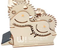 Kit de puzzle 3D en bois à énergie solaire Wincent DIY, machine à billes, expérience scientifique STEM, jouet éducatif, cadeau pour enfants