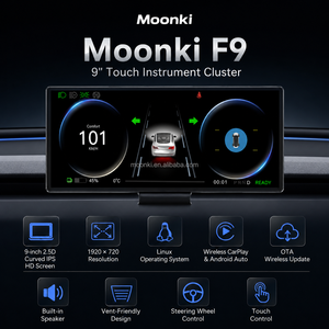 หน้าจอแสดงผลแบบสัมผัสขนาด 9 นิ้ว รุ่น F9 สำหรับรถยนต์ Model 3 และ Y Highland Juniper รองรับ Wireless CarPlay, Android Auto และระบบปฏิบัติการ Linux หน้าจอ IPS - Product Image 3