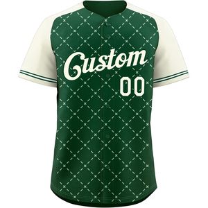 เสื้อเบสบอลแบบสั่งทำพิเศษ ติดกระดุม ระบายอากาศได้ดี สำหรับผู้ใหญ่ ทั้งชายและหญิง - Product Image 1