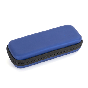 Estuche para Lápices de EVA Ligero al por Mayor, con Logotipo Personalizado, Impermeable, a Prueba de Polvo, con Cierre de Cremallera, Organizador de Papelería Azul para Niños Escolares - Product Image 1