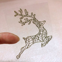 Logo doré imprimé personnalisé pressé 3d étiquette métal transparent transfert UV autocollant