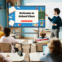 Pizarra interactiva de 55, 65, 75 y 86 pulgadas, pantalla táctil para sala de conferencias, tablero inteligente Android 4K de 85 pulgadas para reuniones de negocios