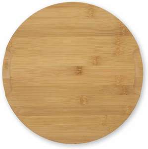 Charcuterie en bambou de qualité supérieure de 10 pouces Lazy Susan pour délices culinaires et blocs à découper pratiques - Product Image 2