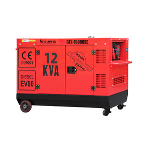 חדש דגם 10KW 220V 380V 400V שלושה שלב שקט סוג EV80 794cc מים מקורר דיזל גנרטור - Product Image 5