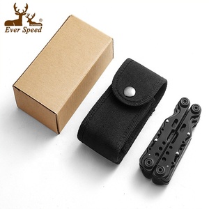 Yüksek kalite paslanmaz çelik çok fonksiyonlu açık kamp katlanır pense çok amaçlı bıçaklar tırtıklı çene OEM özelleştirilebilir - Product Image 5