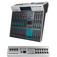 Console de mixage audio professionnelle MX-14S avec double effet DSP 99, 3 sorties AUX et affichage du signal pour utilisation en studio et sur scène