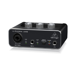 Behringer UM2 Studio Card âm thanh 2-kênh USB giao diện âm thanh với 1 xenyx Preamp PA hệ thống âm thanh thiết bị - Product Image 5