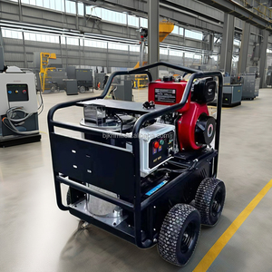 Limpiador de alta presión <span class=keywords><strong>con</strong></span> <span class=keywords><strong>motor</strong></span> diésel, <span class=keywords><strong>motor</strong></span> de combustión interna de 4000PSI, máquina de limpieza de agua caliente, industrias minoristas de restaurantes - Product Image 5