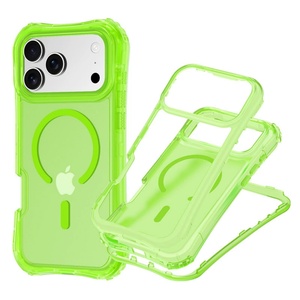 เคสกันกระแทกแม่เหล็กสำหรับ iPhone 17 Pro Max TPU PC, เคสสำหรับ iPhone 17 Pro Max สีม่วง 3 in 1 แบบ Heavy Duty - Product Image 6