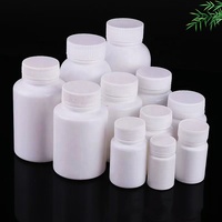 Capsules de médicaments en plastique Opaque 100 cc-750 cc, nouveau, d'usine originale HDPE PET, blanc noir Opaque, bouche large, conteneur de pilules, bouteille