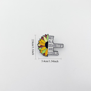 Insignias metálicas personalizadas con <span class=keywords><strong>palabras</strong></span> y frases creativas <span class=keywords><strong>en</strong></span> inglés, estilo europeo <span class=keywords><strong>americano</strong></span>, broches de aleación con citas clásicas para bolsos. - Product Image 4