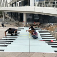 Vente directe usine : Piste de danse musicale interactive LED pour intérieur et extérieur, idéale pour jeux, parcs et fêtes