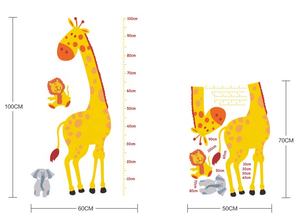 סיטונאי ילדים גובה תרשים גובה pvc קיר מדבקה עמיד למים לסביבה מודבק דפוס קריקטורה משטח קריקטורה - Product Image 6