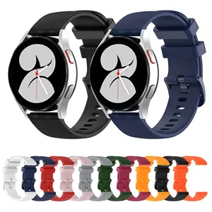 YHQ Gelang Jam Tangan untuk Garmin Venu Vivoactive 3 Serat Karbon Tali Jam Silikon untuk Garmin Vivoactive 4