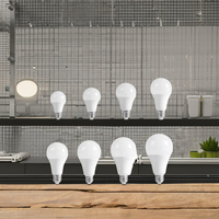Ampoules LED maison 12 watts avec puce SMD couleur émettrice blanche télécommande mode de commutation alimentation ca