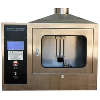 Testeur d'ignifugation des matériaux de construction JCK-3, four de test entièrement automatique, équipement d'essai de combustion