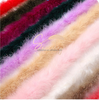 Plumes de dinde colorées 30g 45g, costumes de plumes de boas, écharpe, vêtements de fête, accessoire de danse, robe de mariage, artisanat