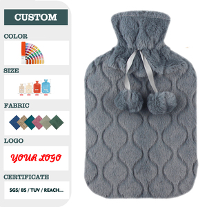 Housse de <span class=keywords><strong>Bouillotte</strong></span> Douillette 2L en Gros, Fabrication Chinoise pour Adultes et Enfants, Réchauffe-Mains Amovible et Lavable - Product Image 2