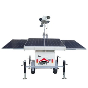 Remolque de Vigilancia CCTV Solar Portátil Multiusos, Nuevo Diseño 2026, IP65 Impermeable, Límite de Velocidad de 80 km/h para Monitoreo - Product Image 5