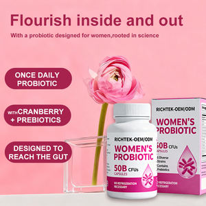 Kapsul Probiotik Prebiotik Logo Pribadi Enzim Pencernaan Suplemen Probiotik untuk Kesehatan Vagina - Product Image 3