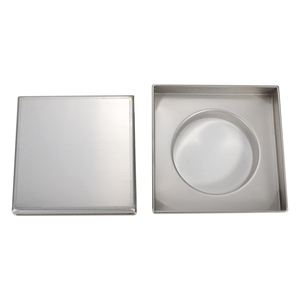 ท่อระบายน้ำพื้นทรงสี่เหลี่ยมขนาด150x150มม. ท่อระบายน้ำสแตนเลส316 304ในห้องน้ำ - Product Image 4