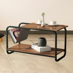 طاولات قهوة حديثة بتصميم رف للمنزل - Product Image 4