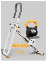 Steppeur d'intérieur pliable et portable pour fitness aérobie, avec roues intégrées, écologique, pour la maison