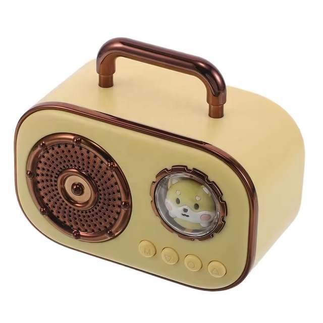 Best Birthday Gift DZ-006 Cute Space Capsule Classic Retro Desktop Outdoor Portable Audio Wireless Music Player Karaoke Speaker