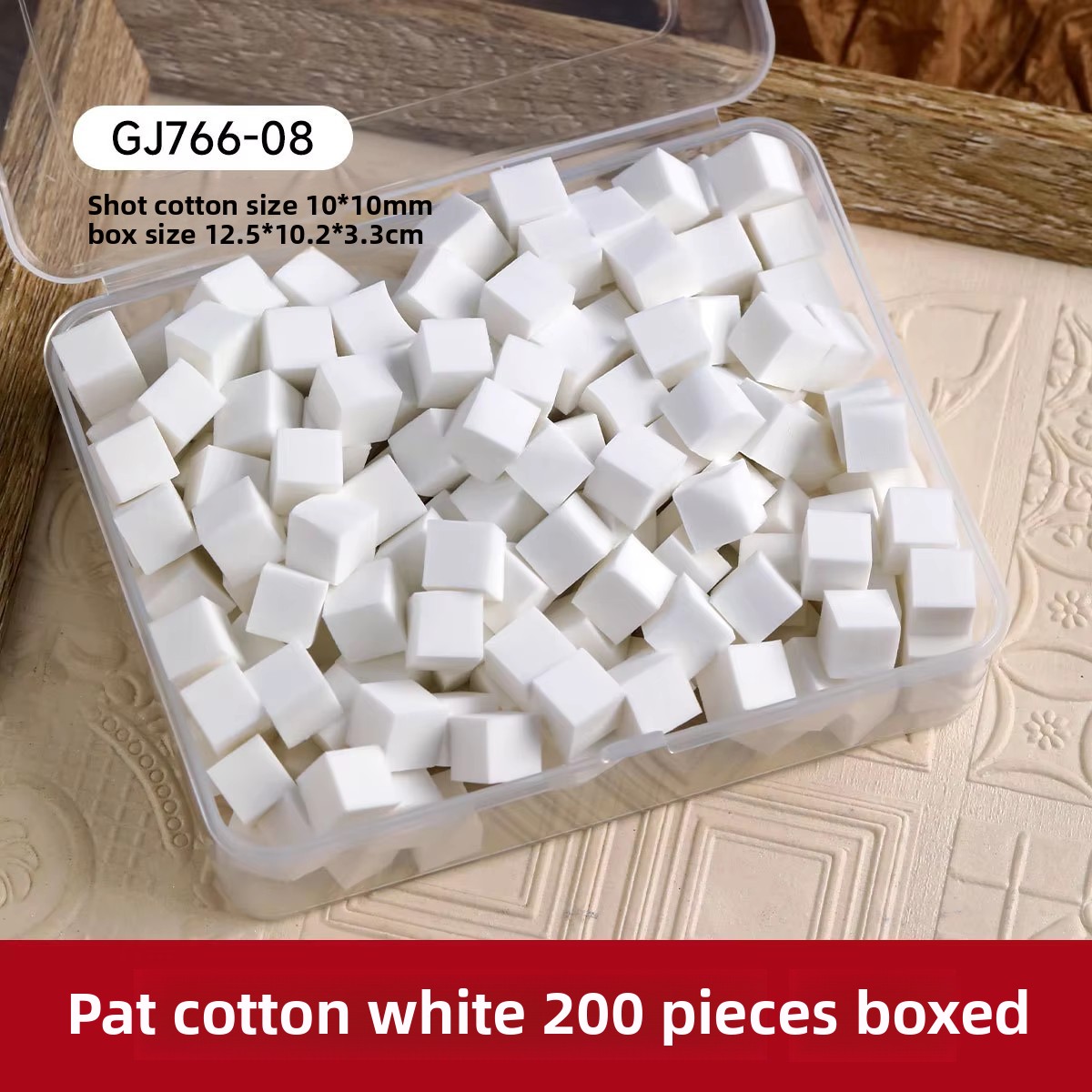 200 unidades en caja blanca de 10 mm (gj766-08)