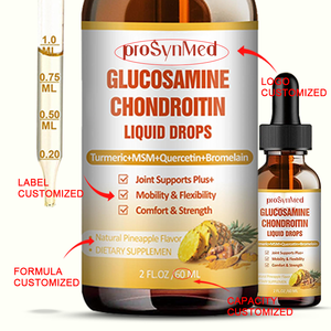 Oem <span class=keywords><strong>glucosamine</strong></span> chondroitin טיפות נוזל msm תוספת תמיכה משותפת לנשים וגברים עם גלוקוזאמין סולפט chondroitin - Product Image 5