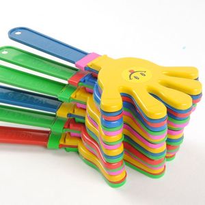 28 grandes mains applaudissantes en plastique avec visage souriant, accessoires de cheerleading, logo personnalisé, mains applaudissantes pour décorations de fête - Product Image 3