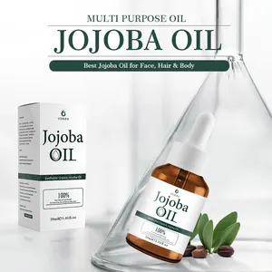 Toptan 30ml doğal cilt bakımı Jojoba yağı Private Label organik hindistan cevizi avokado vücut masajı salyangoz saç yağı