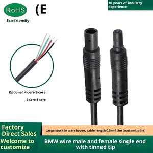 4P/5P/6P/8P Kupferleiter-Verlängerungskabel für Rückfahrkamera & Dashcam Stecker/Buchse Adapter PVC IP67 Automotive - Product Image 5