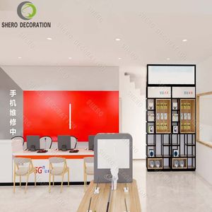 Exhibidor de Interior para Tienda de Celulares con Ganchos, Mostrador para Reparación de Teléfonos Móviles - Product Image 1