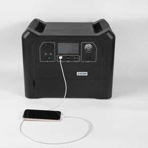Station d'alimentation portable d'urgence pour l'extérieur, Lifepo4, USB, 2000W, 2500W, station d'alimentation portable 2400W pour le camping - Product Image 3