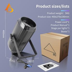 AICPOSE Nuevos Productos de Tendencia, Luz LED COB Par de 300w, Blanco Frío y Cálido 2 en 1, Luz COB Par para Escenario - Product Image 6