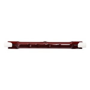 Ampoules halogènes <span class=keywords><strong>R7S</strong></span> J118 Ruby, lampe chauffante à support, tube chauffant en verre de quartz, 175-500W, angle de faisceau 360°, dimmable, 110-240V, 2700-6500K - Product Image 1
