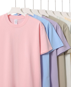 เสื้อยืดโอเวอร์ไซส์ผ้าฝ้าย 100% พิมพ์ลายด้วยความร้อนแบบ DTF ขายดี ราคาส่ง รับทำโลโก้ตามสั่ง คุณภาพสูงสำหรับผู้ชาย - Product Image 1