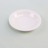 Assiette personnalisée imprimée, écologique, sans BPA, en mélamine, à bord large, style européen, pour dessert, glace, céréales, gâteau, compatible lave-vaisselle