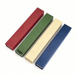 Factory Direct Customizable Slim <b>Paper</b> Jewelry Box With Sponge Lining Multi-color Ideal for Necklace & Pen Packaging - Product Image 2