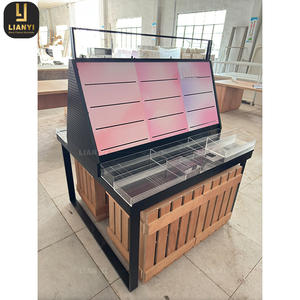 Versatile Wood Display Stand Cosmetic Floor Wooden <b>Shop</b> Display Rack for <b>Trade</b> Shows and Retail Markets - Product Image 5